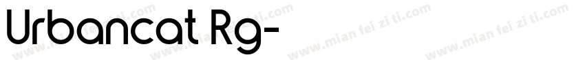 Urbancat Rg字体转换